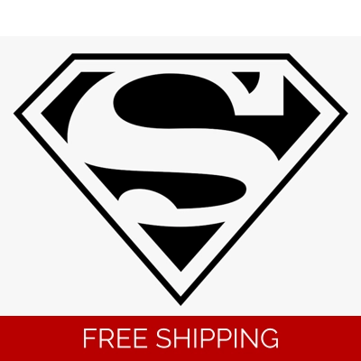 Superman S Logo Die Cut Vinyl Decal sticker Superman S Logo Die Cut Vinyl Decal sticker